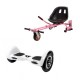 Hoverboard Go Kart Csomag, 10 Inch-es, Teljesítménye 700W, Bluetooth-os beépített hangszórók, Led-ek, Smart Balance OffRoad White 2