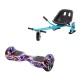 Hoverboard Go Kart Csomag, 6.5 Inch-es, Teljesítménye 700W, Bluetooth-os beépített hangszórók, Led-ek, Kék Hoverkart Felfüggesztésekkel, Smart Balance Regular England 2