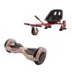 Transformers Abstract Hoverboard Szett Piros Dupla Felfüggesztésű HoverKart Üléssel - 6.5” Kerekek, Bluetooth Hangszórók, LED Fények, Önegyensúlyozás, 15km hatótávolság, 700W teljesítmény, 4Ah Samsung cellás akkumulátor, Smart Balance 2