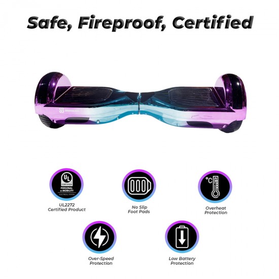 6.5 colos Hoverboard, Regular Dakota, Standard Hatótávolság, Smart Balance 4