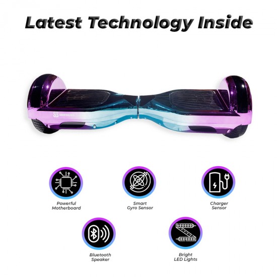 6.5 colos Hoverboard, Regular Dakota, Standard Hatótávolság, Smart Balance 5