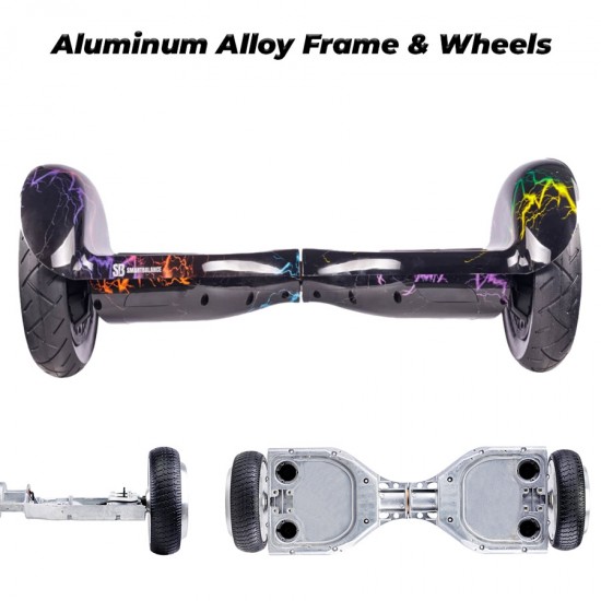 10 colos Hoverboard, Off-Road Thunderstorm, Standard Hatótávolság, Smart Balance 3