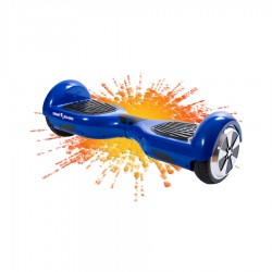 Regular Blue PowerBoard Hoverboard - 6.5” Kerekek, Bluetooth Hangszórók, LED Fények, Önegyensúlyozás, 15km hatótávolság, 700W teljesítmény, 4Ah Samsung cellás akkumulátor, Smart Balance
