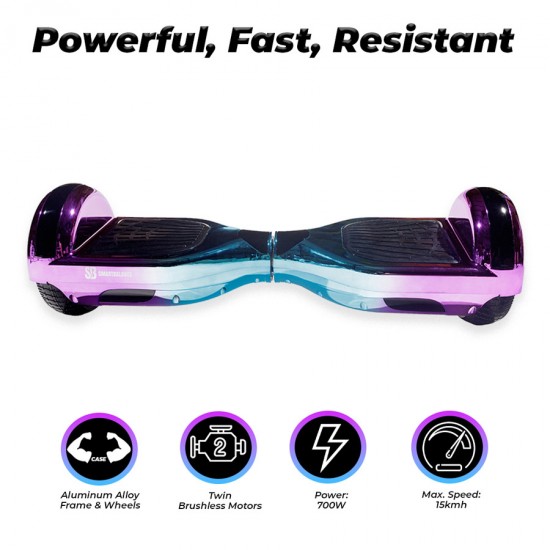 6.5 colos Hoverboard, Regular Dakota, Nagy Hatótávolság, Smart Balance 3