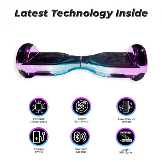 6.5 colos Hoverboard, Regular Dakota, Nagy Hatótávolság, Smart Balance 5