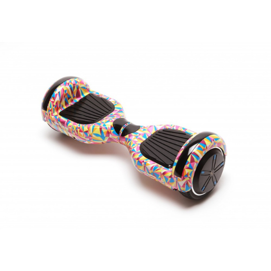 Regular Abstract Hoverboard - 6.5” Kerekek, Bluetooth Hangszórók, LED Fények, Önegyensúlyozás, 15km hatótávolság, 700W teljesítmény, 4Ah Samsung cellás akkumulátor, Smart Balance