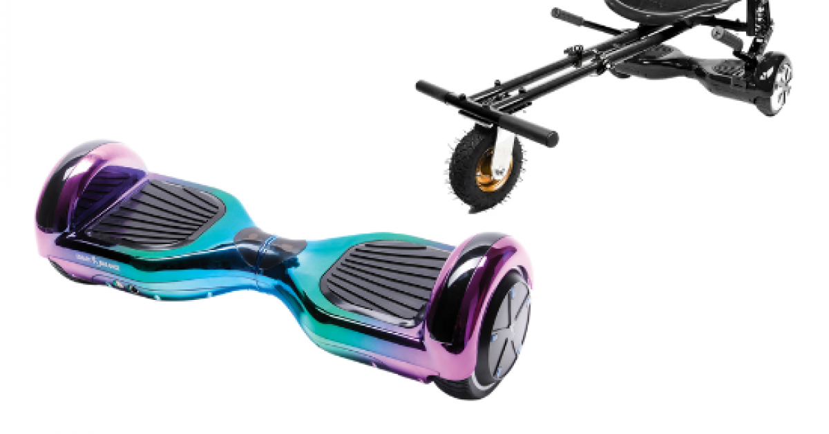 Regular Dakota Hoverboard Szett Fekete Dupla Felfüggesztésű HoverKart ...