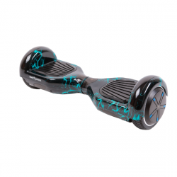 Regular Thunderstorm Hoverboard - 6.5” Kerekek, Bluetooth Hangszórók, LED Fények, Önegyensúlyozás, 15km hatótávolság, 700W teljesítmény, 4Ah Samsung cellás akkumulátor, Smart Balance