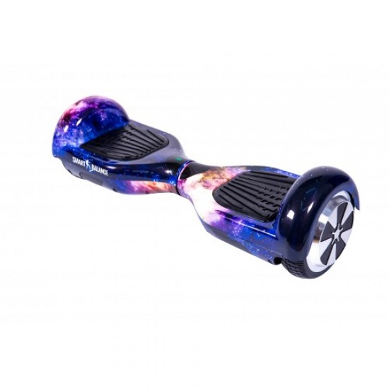 Regular Galaxy Orange Hoverboard Szett Fekete Dupla Felfüggesztésű HoverKart Üléssel - 6.5” Kerekek, Bluetooth Hangszórók, LED Fények, Önegyensúlyozás, 15km hatótávolság, 700W teljesítmény, 4Ah Samsung cellás akkumulátor, Smart Balance 5