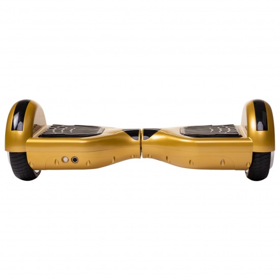 Regular Gold Hoverboard - 6.5” Kerekek, Bluetooth Hangszórók, LED Fények, Önegyensúlyozás, 15km hatótávolság, 700W teljesítmény, 4Ah Samsung cellás akkumulátor, Smart Balance 7