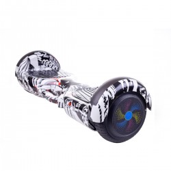 Regular Last Dead fogantyúval Hoverboard - 6.5” Kerekek, Bluetooth Hangszórók, LED Fények, Önegyensúlyozás, 15km hatótávolság, 700W teljesítmény, 4Ah Samsung cellás akkumulátor, Smart Balance