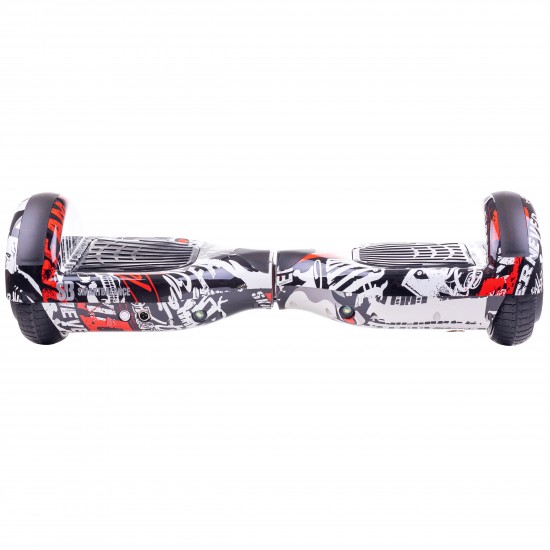 Regular Last Dead fogantyúval Hoverboard - 6.5” Kerekek, Bluetooth Hangszórók, LED Fények, Önegyensúlyozás, 15km hatótávolság, 700W teljesítmény, 4Ah Samsung cellás akkumulátor, Smart Balance 2