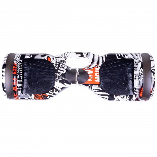 Regular Last Dead fogantyúval Hoverboard - 6.5” Kerekek, Bluetooth Hangszórók, LED Fények, Önegyensúlyozás, 15km hatótávolság, 700W teljesítmény, 4Ah Samsung cellás akkumulátor, Smart Balance 3