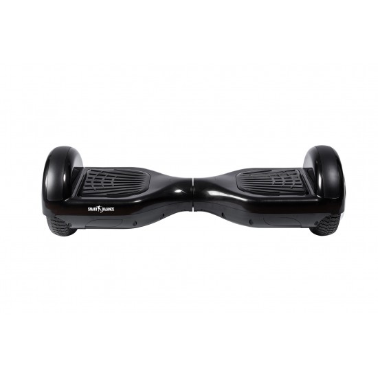 Elektromos Hoverboard GoKart Szett Lengéscsillapítókkal, 6.5 colos, Regular Black, Nagy Hatótávolság, Fekete HoverKart Lengéscsillapítókkal, Smart Balance 2