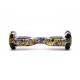 Regular HipHop Hoverboard Szett Kék Dupla Felfüggesztésű HoverKart Üléssel - 6.5” Kerekek, Bluetooth Hangszórók, LED Fények, Önegyensúlyozás, 15km hatótávolság, 700W teljesítmény, 4Ah Samsung cellás akkumulátor, Smart Balance 3