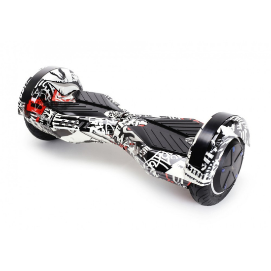 Transformers Last Dead  Hoverboard - 8” Kerekek, Bluetooth Hangszórók, LED Fények, Önegyensúlyozás, 15km hatótávolság, 700W teljesítmény, 4Ah Samsung cellás akkumulátor, Smart Balance