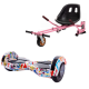 Transformers Splash  Hoverboard Szett Rózsaszín Dupla Felfüggesztésű HoverKart Üléssel - 8” Kerekek, Bluetooth Hangszórók, LED Fények, Önegyensúlyozás, 15km hatótávolság, 700W teljesítmény, 4Ah Samsung cellás akkumulátor, Smart Balance 2