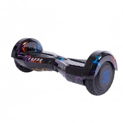 Transformers Thunderstorm Hoverboard - 6.5” Kerekek, Bluetooth Hangszórók, LED Fények, Önegyensúlyozás, 15km hatótávolság, 700W teljesítmény, 4Ah Samsung cellás akkumulátor, Smart Balance