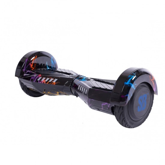 8 colos Hoverboard, Transformers Thunderstorm Blue, Nagy Hatótávolság, Smart Balance