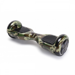 Regular Camouflage Green Hoverboard - 6.5” Kerekek, Bluetooth Hangszórók, LED Fények, Önegyensúlyozás, 15km hatótávolság, 700W teljesítmény, 4Ah Samsung cellás akkumulátor, Smart Balance