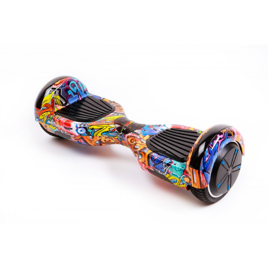 Regular HipHop Orange Hoverboard - 6.5” Kerekek, Bluetooth Hangszórók, LED Fények, Önegyensúlyozás, 15km hatótávolság, 700W teljesítmény, 4Ah Samsung cellás akkumulátor, Smart Balance