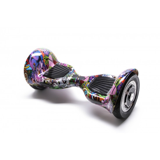 OffRoad Multicolor Hoverboard Szett Ergonomikus HoverKart Üléssel - 10” Kerekek, Bluetooth Hangszórók, LED Fények, Önegyensúlyozás, 15km hatótávolság, 700W teljesítmény, 4Ah Samsung cellás akkumulátor, Smart Balance 3