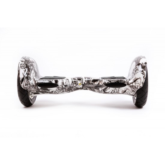 Elektromos Hoverboard Standard GoKart Szett, 10 colos, Off-Road SkullHead, Nagy Hatótávolság, és Fekete Hoverkart, Smart Balance 3