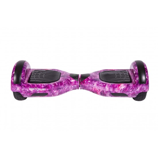 Regular Galaxy Pink Hoverboard Szett Komfortos HoverKart Üléssel - 6.5” Kerekek, Bluetooth Hangszórók, LED Fények, Önegyensúlyozás, 15km hatótávolság, 700W teljesítmény, 4Ah Samsung cellás akkumulátor, Smart Balance 4