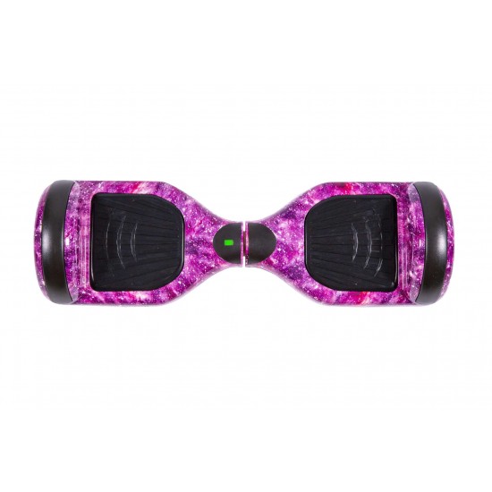 Regular Galaxy Pink Hoverboard Szett Komfortos HoverKart Üléssel - 6.5” Kerekek, Bluetooth Hangszórók, LED Fények, Önegyensúlyozás, 15km hatótávolság, 700W teljesítmény, 4Ah Samsung cellás akkumulátor, Smart Balance 3