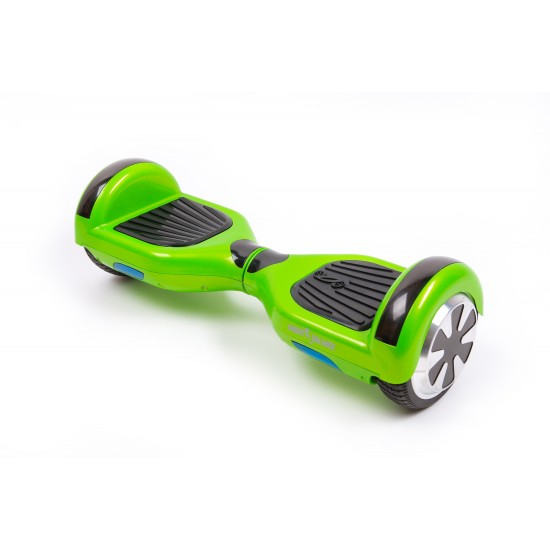 Regular Green Hoverboard Szett Komfortos HoverKart Üléssel - 6.5” Kerekek, Bluetooth Hangszórók, LED Fények, Önegyensúlyozás, 15km hatótávolság, 700W teljesítmény, 4Ah Samsung cellás akkumulátor, Smart Balance 5