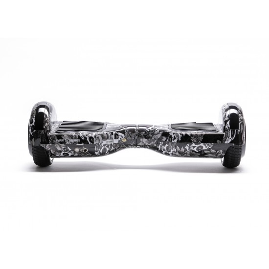 Regular SkullHead Hoverboard Szett Komfortos HoverKart Üléssel - 6.5” Kerekek, Bluetooth Hangszórók, LED Fények, Önegyensúlyozás, 15km hatótávolság, 700W teljesítmény, 4Ah Samsung cellás akkumulátor, Smart Balance 5