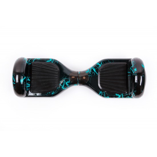 Regular Thunderstorm Hoverboard Szett Komfortos HoverKart Üléssel - 6.5” Kerekek, Bluetooth Hangszórók, LED Fények, Önegyensúlyozás, 15km hatótávolság, 700W teljesítmény, 4Ah Samsung cellás akkumulátor, Smart Balance 4