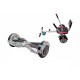 Transformers Clown  Hoverboard Szett Komfortos HoverKart Üléssel - 8” Kerekek, Bluetooth Hangszórók, LED Fények, Önegyensúlyozás, 15km hatótávolság, 700W teljesítmény, 4Ah Samsung cellás akkumulátor, Smart Balance 2