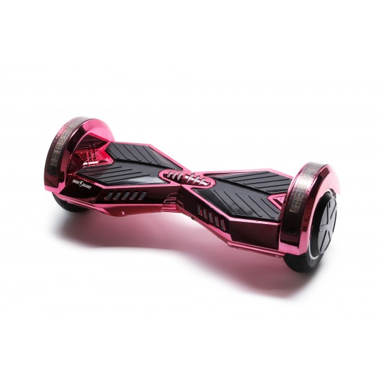 Transformers ElectroPink  Hoverboard Szett Komfortos HoverKart Üléssel - 8” Kerekek, Bluetooth Hangszórók, LED Fények, Önegyensúlyozás, 15km hatótávolság, 700W teljesítmény, 4Ah Samsung cellás akkumulátor, Smart Balance 4