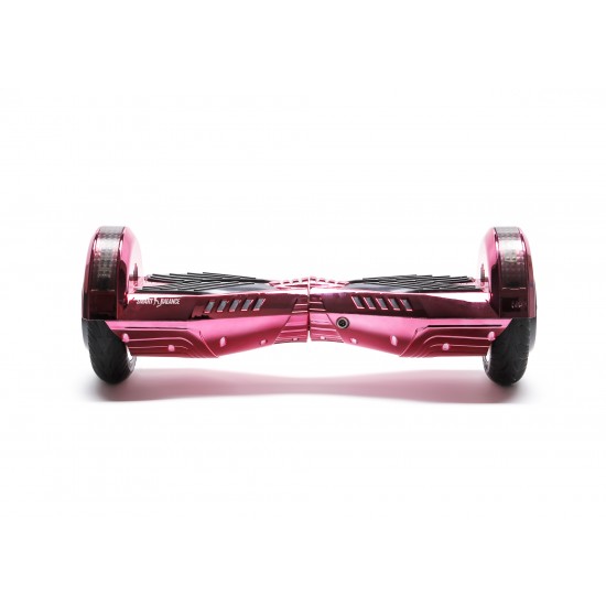 Transformers ElectroPink  Hoverboard Szett Komfortos HoverKart Üléssel - 8” Kerekek, Bluetooth Hangszórók, LED Fények, Önegyensúlyozás, 15km hatótávolság, 700W teljesítmény, 4Ah Samsung cellás akkumulátor, Smart Balance 5