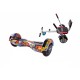 Transformers HipHop Orange  Hoverboard Szett Komfortos HoverKart Üléssel - 8” Kerekek, Bluetooth Hangszórók, LED Fények, Önegyensúlyozás, 15km hatótávolság, 700W teljesítmény, 4Ah Samsung cellás akkumulátor, Smart Balance 2