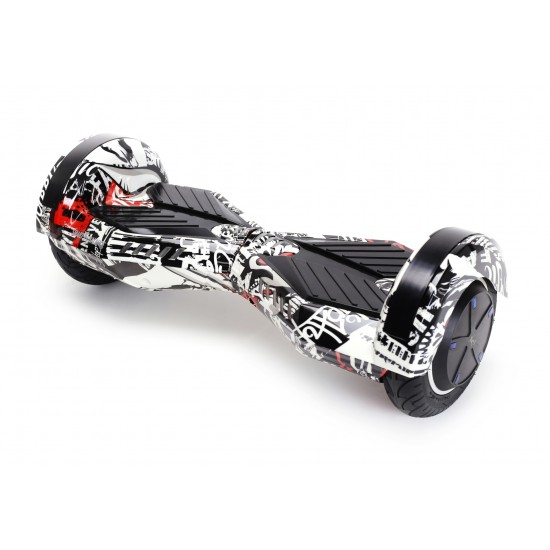 Transformers Last Dead Hoverboard Szett Komfortos HoverKart Üléssel - 6.5” Kerekek, Bluetooth Hangszórók, LED Fények, Önegyensúlyozás, 15km hatótávolság, 700W teljesítmény, 4Ah Samsung cellás akkumulátor, Smart Balance 2