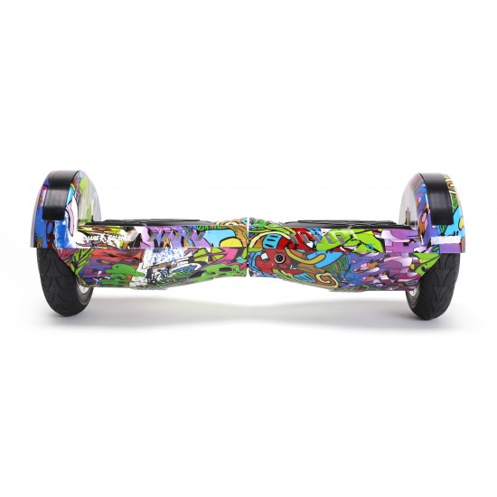 Transformers Multicolor  Hoverboard Szett Komfortos HoverKart Üléssel - 8” Kerekek, Bluetooth Hangszórók, LED Fények, Önegyensúlyozás, 15km hatótávolság, 700W teljesítmény, 4Ah Samsung cellás akkumulátor, Smart Balance 3