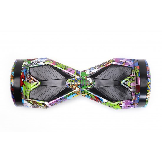 Transformers Multicolor Hoverboard Szett Komfortos HoverKart Üléssel - 6.5” Kerekek, Bluetooth Hangszórók, LED Fények, Önegyensúlyozás, 15km hatótávolság, 700W teljesítmény, 4Ah Samsung cellás akkumulátor, Smart Balance 5