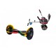 OffRoad California Hoverboard Szett Komfortos HoverKart Üléssel - 10” Kerekek, Bluetooth Hangszórók, LED Fények, Önegyensúlyozás, 15km hatótávolság, 700W teljesítmény, 4Ah Samsung cellás akkumulátor, Smart Balance 2