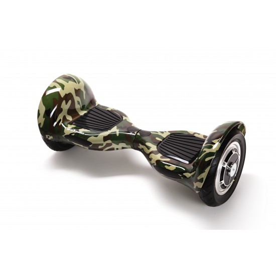 OffRoad Camouflage Hoverboard Szett Rózsaszín Dupla Felfüggesztésű HoverKart Üléssel - 10” Kerekek, Bluetooth Hangszórók, LED Fények, Önegyensúlyozás, 15km hatótávolság, 700W teljesítmény, 4Ah Samsung cellás akkumulátor, Smart Balance 2