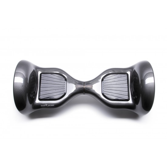Elektromos Hoverboard GoKart Szett Lengéscsillapítókkal, 10 colos, Off-Road Carbon, Nagy Hatótávolság, Fekete HoverKart Lengéscsillapítókkal, Smart Balance 7