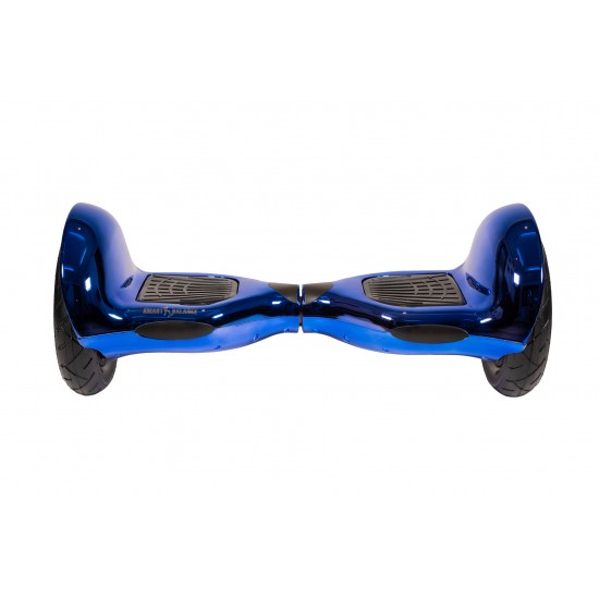 OffRoad ElectroBlue Hoverboard Szett Komfortos HoverKart Üléssel - 10” Kerekek, Bluetooth Hangszórók, LED Fények, Önegyensúlyozás, 15km hatótávolság, 700W teljesítmény, 4Ah Samsung cellás akkumulátor, Smart Balance 3