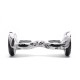 OffRoad NewsPaper Hoverboard Szett Kék Dupla Felfüggesztésű HoverKart Üléssel - 10” Kerekek, Bluetooth Hangszórók, LED Fények, Önegyensúlyozás, 15km hatótávolság, 700W teljesítmény, 4Ah Samsung cellás akkumulátor, Smart Balance 5