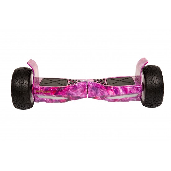 Hummer Galaxy Pink All-Terrain Hoverboard Szett Rózsaszín Dupla Felfüggesztésű HoverKart Üléssel – 8.5” Kerekek, Bluetooth Hangszórók, LED Fények, Önegyensúlyozás, 15km hatótávolság, 700W teljesítmény, 4Ah Samsung cellás akkumulátor, Smart Balance 6