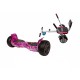 Hummer Galaxy Pink All-Terrain Hoverboard Szett Komfortos HoverKart Üléssel – 8.5” Kerekek, Bluetooth Hangszórók, LED Fények, Önegyensúlyozás, 15km hatótávolság, 700W teljesítmény, 4Ah Samsung cellás akkumulátor, Smart Balance 2