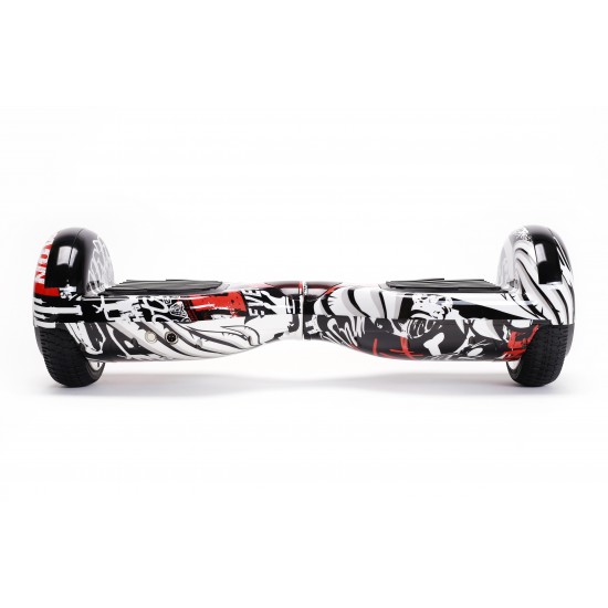 Regular Last Dead Hoverboard Szett Piros Dupla Felfüggesztésű HoverKart Üléssel - 6.5” Kerekek, Bluetooth Hangszórók, LED Fények, Önegyensúlyozás, 15km hatótávolság, 700W teljesítmény, 4Ah Samsung cellás akkumulátor, Smart Balance 3