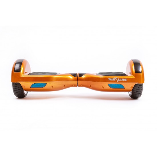 Regular Orange Hoverboard Szett Fekete Dupla Felfüggesztésű HoverKart Üléssel - 6.5” Kerekek, Bluetooth Hangszórók, LED Fények, Önegyensúlyozás, 15km hatótávolság, 700W teljesítmény, 4Ah Samsung cellás akkumulátor, Smart Balance 3