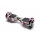 Hoverboard Go Kart Csomag, 6.5 Inch-es, Teljesítménye 700W, Bluetooth-os beépített hangszórók, Led-ek, Fekete Hoverkart Felfüggesztésekkel, Smart Balance Regular SkullColor 4