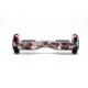 Hoverboard Go Kart Csomag, 6.5 Inch-es, Teljesítménye 700W, Bluetooth-os beépített hangszórók, Led-ek, Fekete Hoverkart Felfüggesztésekkel, Smart Balance Regular SkullColor 5